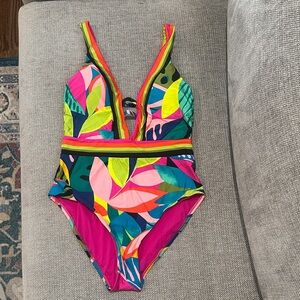 Trina Turk Multicolor One Piece Swimsuit